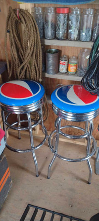 Pepsi bar stools 