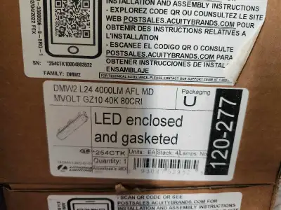 Lithonia LED vapor tight gasketed light, View more
