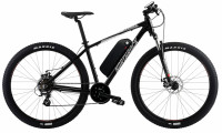 Vélo de montagne électrique noir, gris et blanc – 29 X 2.2