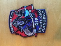 Toronto Fire Station 215 Highland Rangers embroidered patch