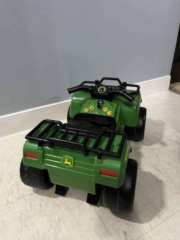 John Deere ride-on toy tractor in Toys & Games in London - Image 3