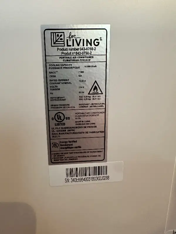 For Living Digital Portable Air Conditioner/AC with remote contr in Heaters, Humidifiers & Dehumidifiers in City of Toronto - Image 4