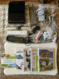 Nintendo Wii bundle with games