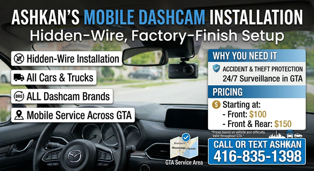 I can install your dashcam for you