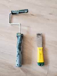 Paint roller & Putty knife