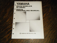 Yamaha SL 292C  Snowmobiles Parts Assembling Manual