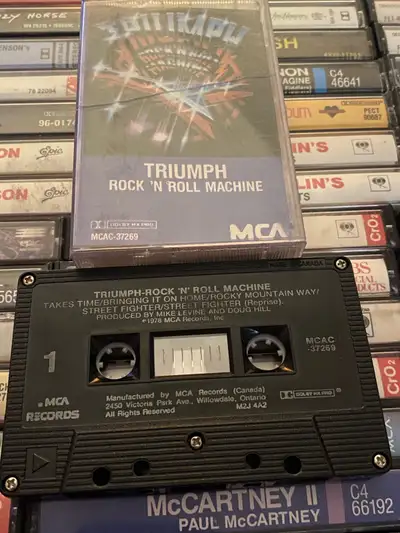 Triumph Rock ‘N’ Roll Machine Cassette Tape Album , View more
