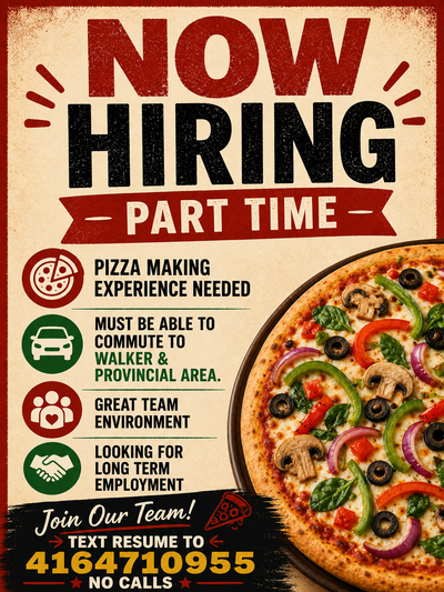PART TIME JOB - PIZZA, View more