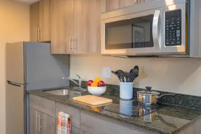 Bachelor units available in secure building with onsite superintendent. Available October 1st or soo...