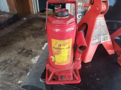axle stands and hydraulic jack , View more