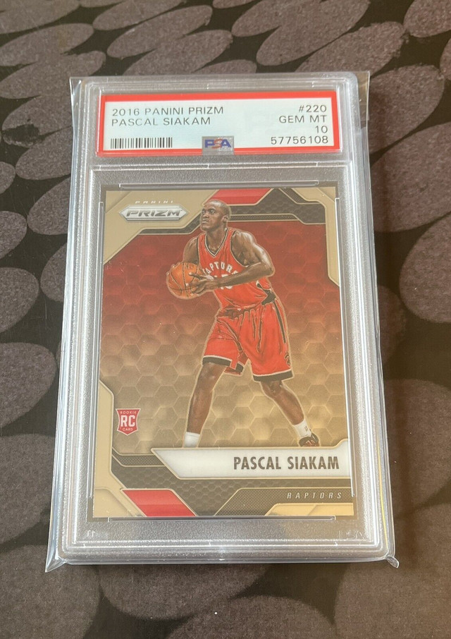 2016 Pascal Siakam Prizm Rookie Card RC PSA 10 in Arts & Collectibles in City of Toronto