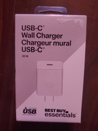 Best Buy Essentials 20W USB-C Wall Charger. USB IF Certified