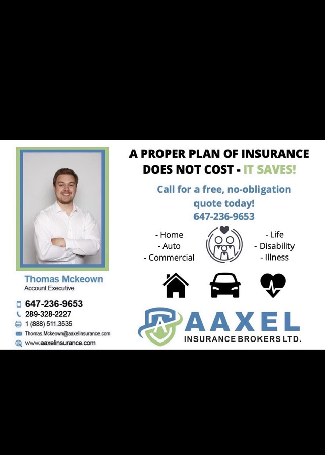 AFFORDABLE HOME, AUTO, COMMERCIAL & LIFE INSURANCE  in Cars & Trucks in Muskoka