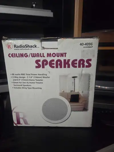 RadioShack Speakers in wall/ceiling speakers , View more