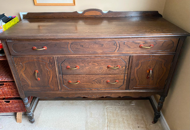 Dining Table Set,Sideboard/buffet and cabinet vintage in Dining Tables & Sets in Dartmouth - Image 4