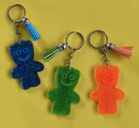 Handmade Sour Patch Kids keychains - SUPER CUTE