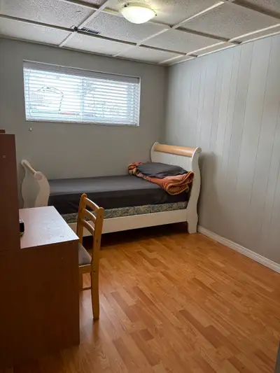 2 bedroom basement is available immediately