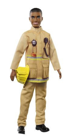 Barbie Firefighter Ken Doll  in Toys & Games in City of Montréal