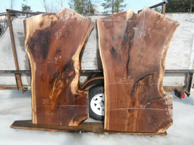 Live edge walnut slabs for table tops in Other in Ottawa - Image 8