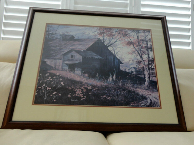 Warm Memories -Michael Humphries Country Framed Print 33" x 26" in Arts & Collectibles in Kitchener / Waterloo - Image 3