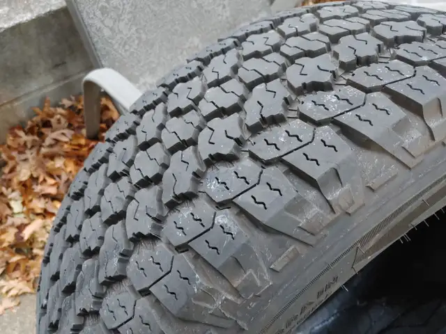 TWO "as new" GOODYEAR WRANGLER 20 INCH LUG TIRES in Tires & Rims in Sarnia - Image 7