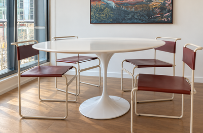 Rove Concepts Oval Tulip Dining Table – White Lacquer, View more