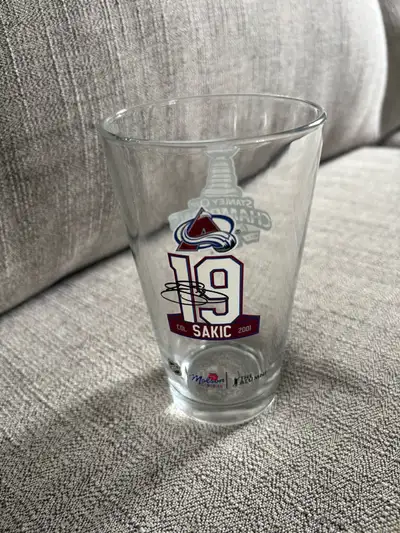 Stanley Cup Alumni Joe Sakic Glass, View more