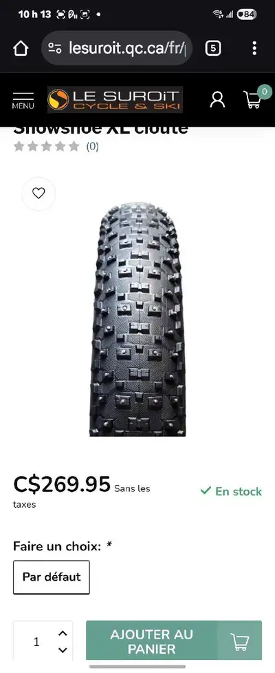 3 pneux fat bike 26 " comme neuf, View more