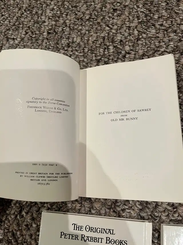 16 Vintage Beatrix Potter Books of Peter Rabbit. 1988 & Earlier in Arts & Collectibles in Mississauga / Peel Region - Image 9