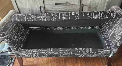 Bench with storage , View more