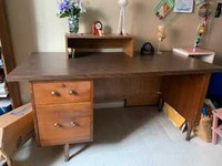 Solid executive wood  desk