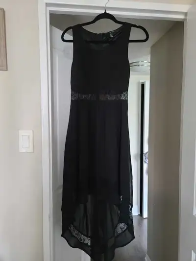 Black high low dress, View more