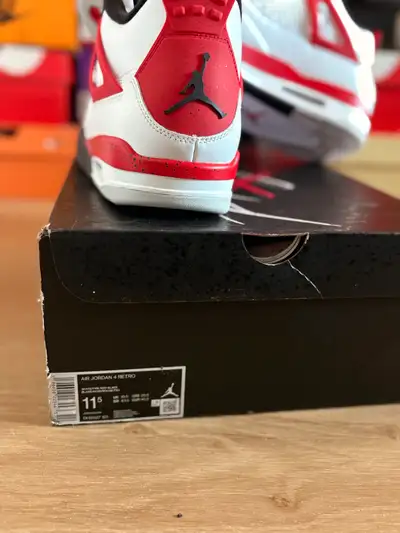 Jordan 4 red cement , View more