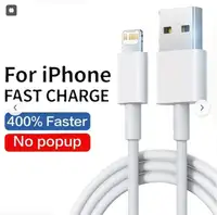 USB to Iphone 3.3FT Fast Charging & Data Cable (2for$6)