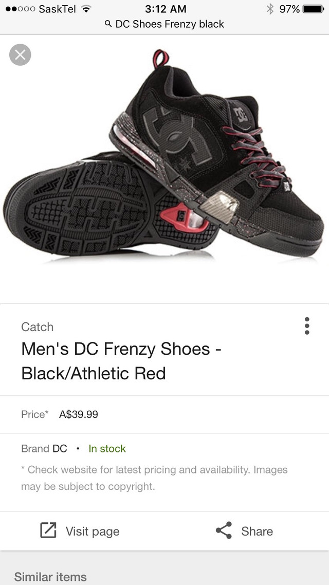 Looking for DC Frenzy shoes  in Men's Shoes in Prince Albert