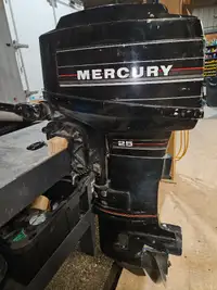 25 hp Mercury Outboard Boat Motor