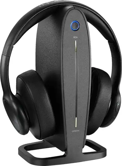 Insignia NS-HAWHP2 Wireless Headphones - Digital wireless headphones - 2.4ghz - reaches up to 33ft -...