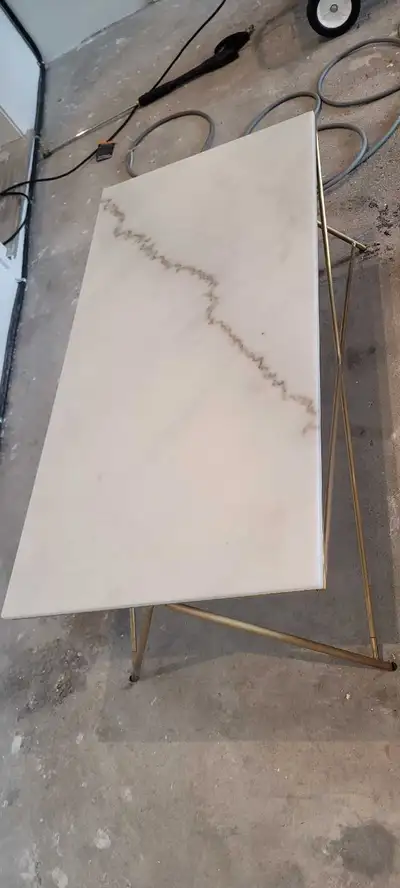 structube coffee table w stone top, View more