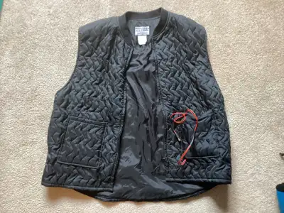 Men’s large heated motorcycle vest, View more