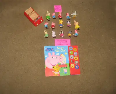 Peppa Pig: Away We Go! Sound Book,Car and 15 figures, View more