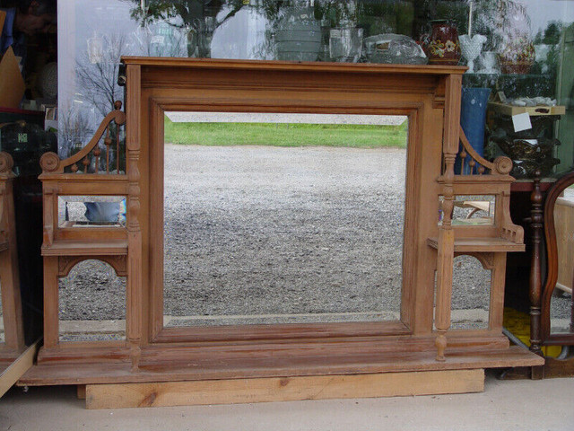 Large Antique Sideboard Mirror: Victorian to early 1900's in Arts & Collectibles in St. Catharines