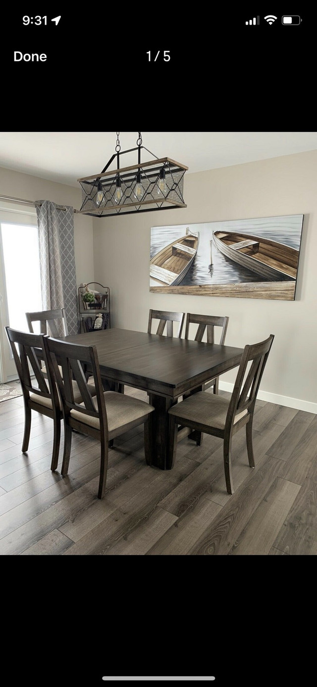 7 piece Dining set  in Dining Tables & Sets in Winnipeg