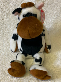 Ty TIPSY the Cow Beanie Baby
