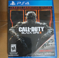 Call of duty black ops III COD  3 PS4 include zombie Chronicles