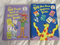Kids books: Books The Big purple book of beginner books (blue)