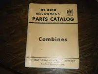International McCormick Combines  Parts Catalog  HT-201B