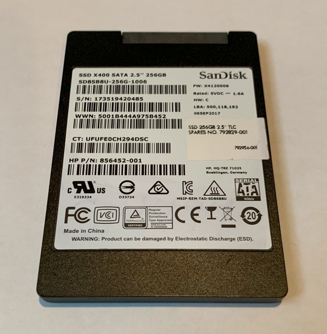 SanDisk SD8SB8U-256G-1006 256 GB 2.5 inch SSD Drives | Flash Memory ...