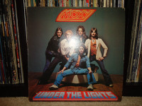 MOXY VINYL RECORD LP: UNDER THE LIGHTS!