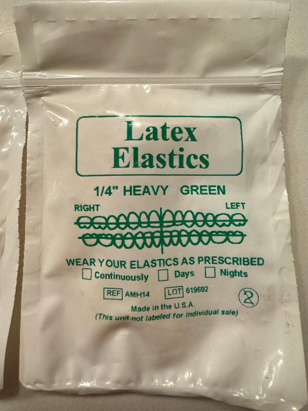 Latex elastic rubber bands for braces (FREE) in Free Stuff in Markham / York Region - Image 3