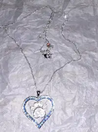 Paws of Love Necklace (pink or blue) Fifth Avenue Collection
